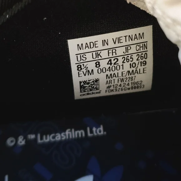 adidas x Star Wars Nite Jogger Mens Sneakers 8.5 - Picture 8 of 9